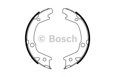 Колодки гальмівні барабан (ручник) HYUNDAI/KIA -' Bosch (0986487770)