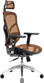 Крісло офісне ергономічне Diablo Chairs V-Basic Black-Orange (5904405577233)