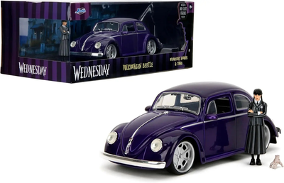 Model metalowy Jada Wednesday Volkswagen Beetle 1:24 (253255076) (4006333088391)