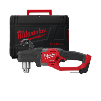 Дрель угловая аккумуляторная MILWAUKEE, M18 CRAD2-0X, 30Нм (каркас, HDкейс)