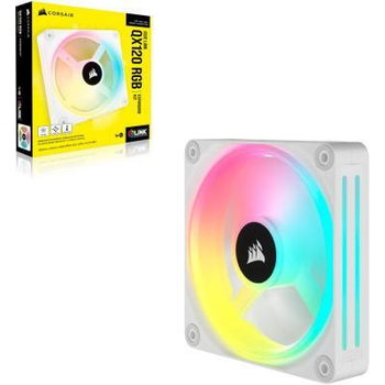Вентилятор для корпусу Corsair iCUE Link QX120 RGB 120мм PWM білий (CO-9051005-WW)