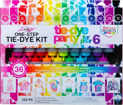 Краски для ткани Tulip Tie Dye 18 шт Творческий Набор Красок Тай Дай (00929)