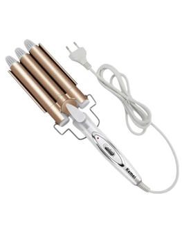 Плойка для волосся три хвилі турмалин Hair Curlers Kemei KM-1010 від мережі
