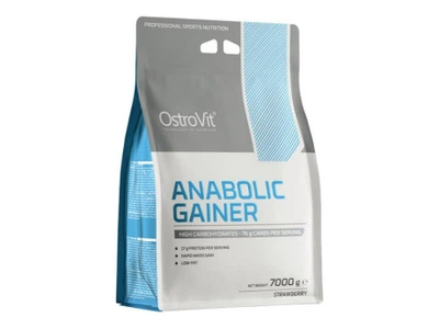 Гейнер OstroVit Anabolic Gainer 7кг Смак Полуниця