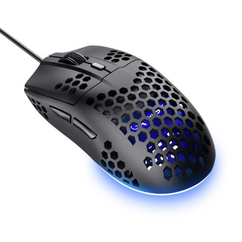 Мышь Trust GXT 928 Helox, Black, USB, оптическая, 200 - 6400 dpi, 6 программируемых кнопок, RGB подсветка, 1.8 м (25306)