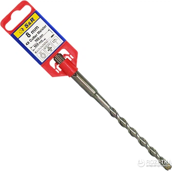 Бур S&R 4X Cutter Meister SDS-Plus 8 х 100 мм (201008160)