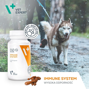 Добавки для собак та котів Vet Expert Immune System 30 капсул (5902414202061)