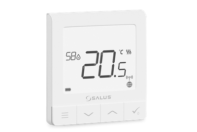 Бездротовий контролер теплої підлоги Salus Controls Quantum SQ610RF зв'язок ZigBee, з датчиком вологості, жив. Li-ion 615302602