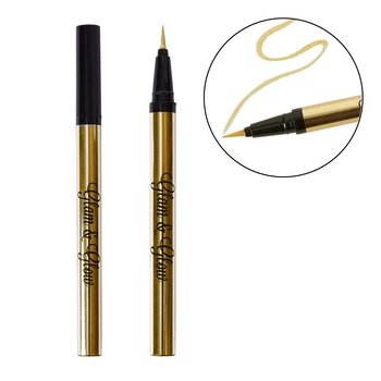 Подводка-фломастер для глаз цветная PARISA GLAM&GLOW PF-300 тон 3 Gold (6957574870987)