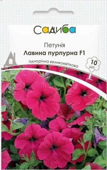 Семена Петунии Лавина F1 пурпурная 10 гранул, Cerny