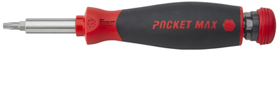 Викрутка магнітна з магазином для біт PocketMax® Wiha 45292