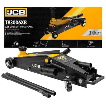 Домкрат гидравлический JCB T83006XB подкатной с удлиненным седлом для легкового транспорта 2.5 т (5-58033)