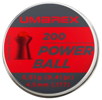 Пули пневматические Umarex Powerball 0.61гр. кал.4.5 200шт. (4.1721)