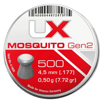 Пульки 4.5 мм Umarex Mosquito Gen2 500 шт. , 0.50 гр
