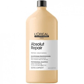 Шампунь L'OREAL PROFESSIONNEL ABSOLUT REPAIR GOLD QUINOA + PROTEIN Instant Resurfacing Shampoo-1500мл.