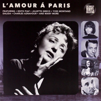 Вінілова платівка L'amour a Paris: добірка романтичних фрaнцузьких пісень Edit Piaf, Juliette Greco, Dalida etc 12"