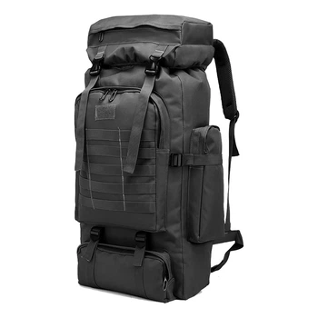 Тактичний рюкзак чорний 60л Darvall US-459