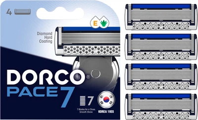 Картриджі Dorco Pace 7 для чоловіків 7 лез 4 шт (8801038585581)