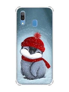 Чохол з потовщеними кутами на Samsung Galaxy A30 (2019) / A20 (2019) Пінгвіненя (принт 157)