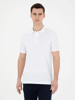 Поло длинное мужское U.S. Polo Assn G021SZ011-000-1822564(beyaz) 2XL Белое (8683857087336)