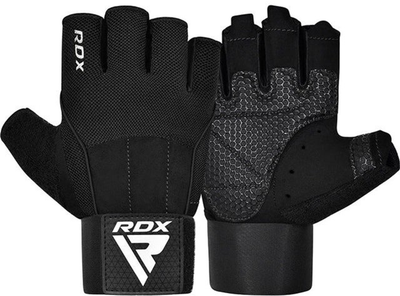 Перчатки для фитнеса RDX W3 with EVA Padding S Black (WGS-W3B-S+)