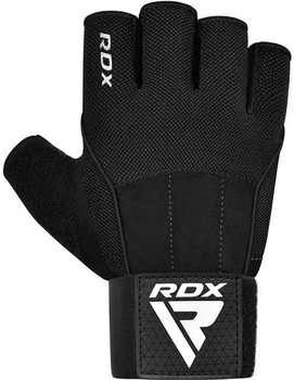 Перчатки для фитнеса RDX W3 with EVA Padding S Black (WGS-W3B-S+)