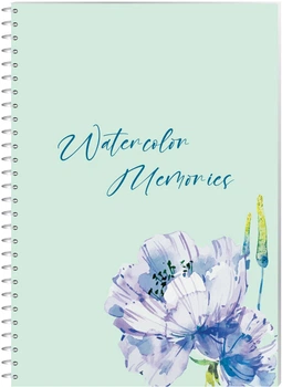Блокнот Optima Watercolor Memories А5 в клетку 80 листов (O27154)