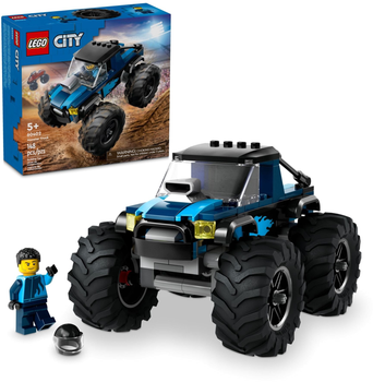 Zestaw klocków LEGO City Monster Truck Niebieski 148 elementów 6 szt (60402)