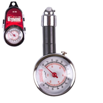 Манометр "Штурмовик" AC-103 0.5~7 psi–кг/см² кейс