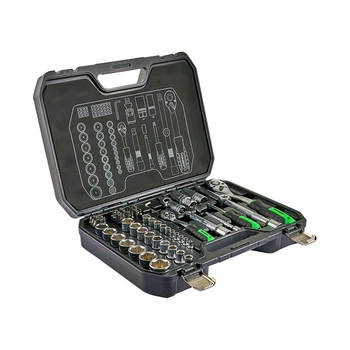 Профессиональный набор инструментов в кейсе Winso Pro 1/2", 1/4" 72 T, CR-V, 73 ед.