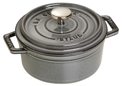 Garnek żeliwny  Staub La Cocotte okrągły szary 400 ml (3272341012180)