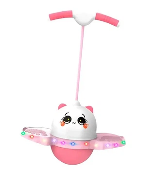 Дитячий джампінг ToyCloud з підсвічуванням Pogo Jumper рожевий
