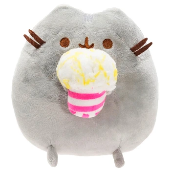 Игрушка Пушин кэт Pusheen cat с попкорном мягкая игрушка для детей (арт 13600)