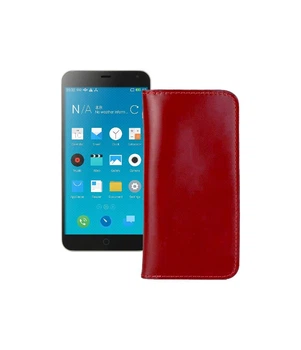 Портмоне з екошкіри для телефону Meizu M1 Note Червоний