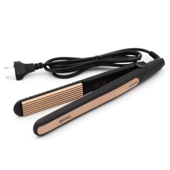 Плойка гофре Gemei GM 2955 Curly Pro 45 Вт с турмалиновым покрытием и ионизацией Бронзовый