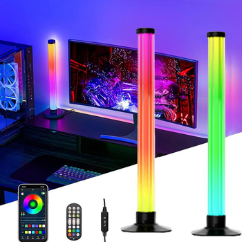 Студійна лампа RGB для будинку офісу DX24016 |33cm, BT, 10Вт| Професійне студійне світло керування світлом зі смартфона 2шт.