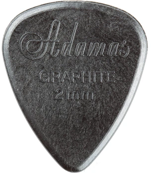 Набор медиаторов Dunlop 15R Adamas Graphite 12 шт (R126412)