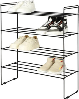 Этажерка для обуви Fabrika Home Art Max 64х25х77 см Черный (FK1076B)
