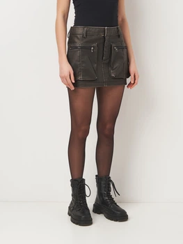 Юбка женская Zara 4341/501 XS Коричневая (04341501800017)