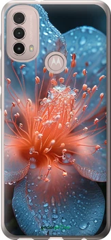 Чохол на Motorola E40 Роса на квітці "6039u-2660-70447"