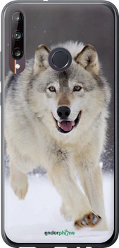 Чехол на Huawei P40 Lite E Бегущий волк "826t-1875-70447"