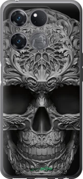 Чехол на OnePlus Ace Racing skull-ornament "4101u-2955-70447"