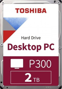 Накопичувач HDD SATA 2.0TB Toshiba P300 7200rpm 256MB (HDWD320UZSVA) 3.5"