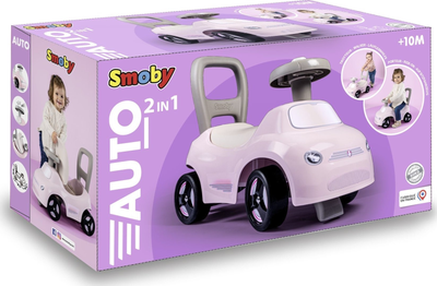 Толокар Smoby Toys 54 х 27 х 40 см рожевий (3032167205421)