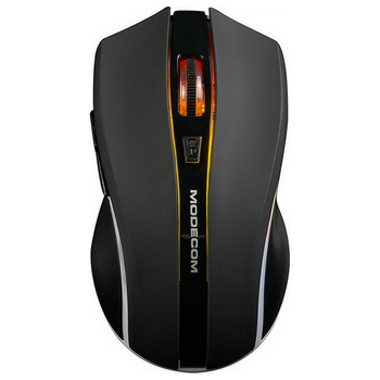 Мышка Modecom MC-WRM1, беспроводная, зарядка, 3кн., 1600dpi, черная