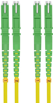 Волоконно-оптичний патч-корд Helos E2000/APC (LSH) duplex -E2000/APC (LSH) Yellow 7.5 m (4005938546558)