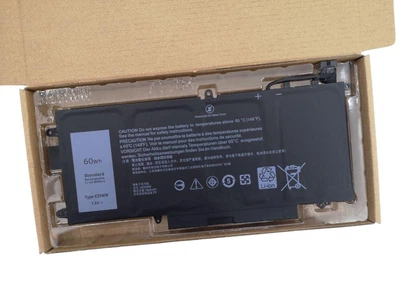 Акумулятор для ноутбука DELL Latitude 7389, 7390, 5289 2in1, 6CYH6, 725KY, N18GG, K5XWW 7800mah 60Wh
