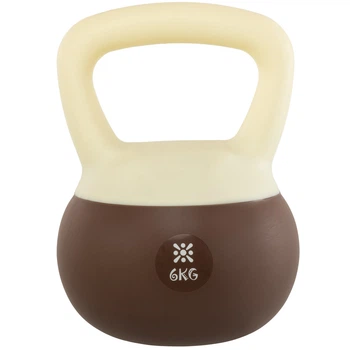Гиря мягкая для фитнеса Bloom Soft Kettlebell 7012-6 вес 6кг White-Brown