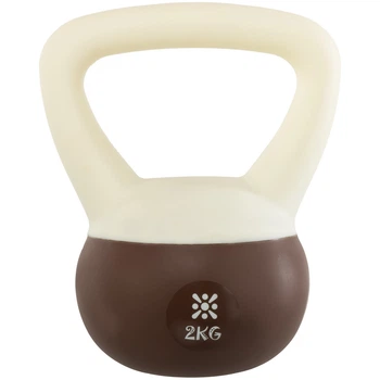 Гиря мягкая для фитнеса Bloom Soft Kettlebell 7012-2 вес 2кг White-Brown