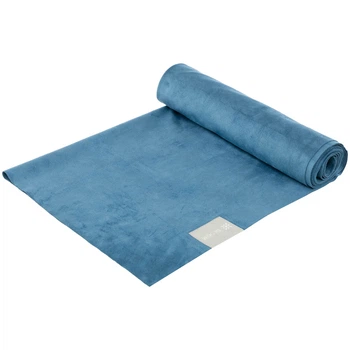Коврик полотенце для йоги замшевый Bloom Sport Towel 7090 размер 183х61см Blue